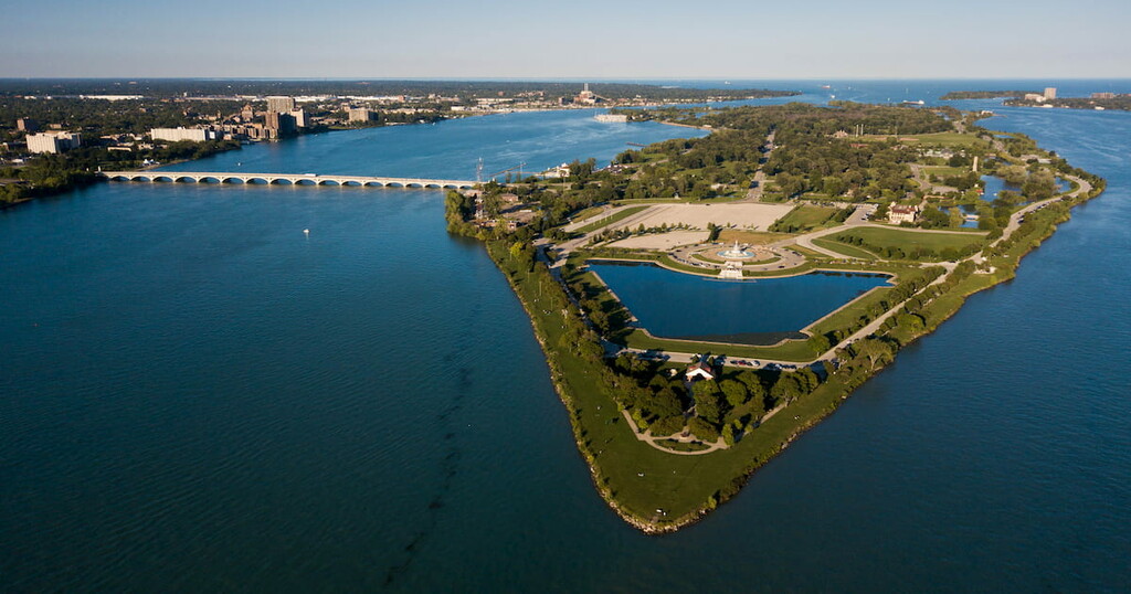 Belle Isle Park in Detroit, Southern Michigan