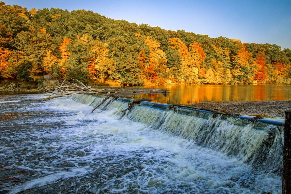 Fitzgerald County Park in Eaton County, Michigan.
