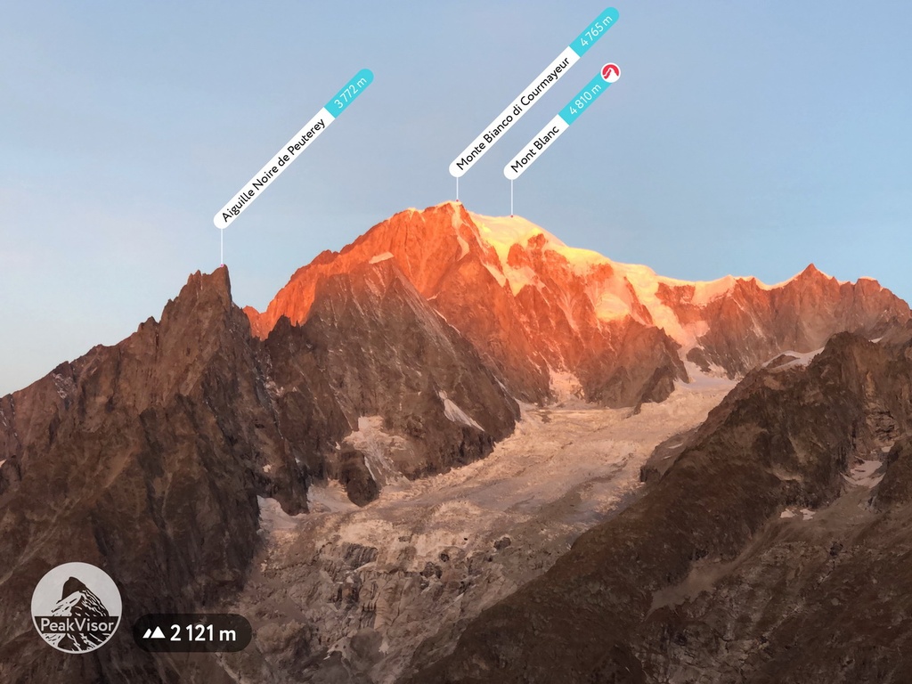 Mont Blanc massif, Aosta Valley, Italy