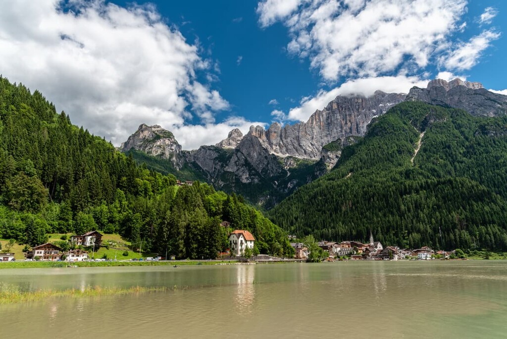 Alleghe Lake, Monte Civetta, Italy