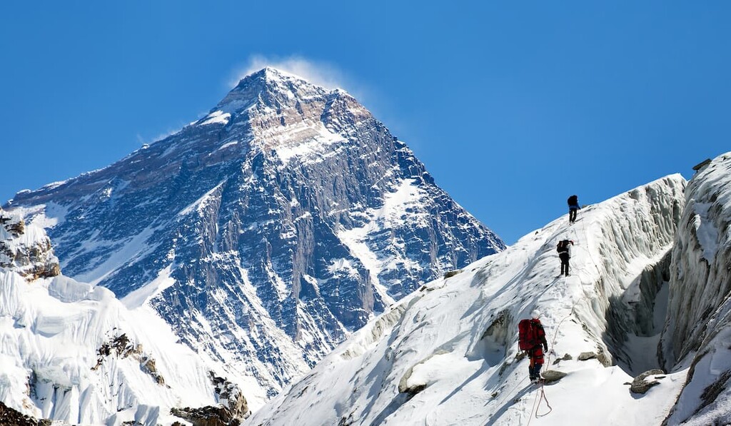Mount Everest from the Gokyo Valley, Nepal
