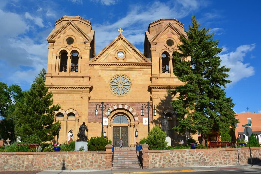 Cathedral Basilica of St. Francis of Assisi in Santa Fe, New Mexico, US