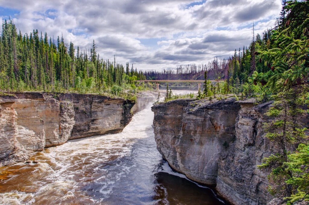 Sambaa Deh Falls, Northwest Territories, Canada