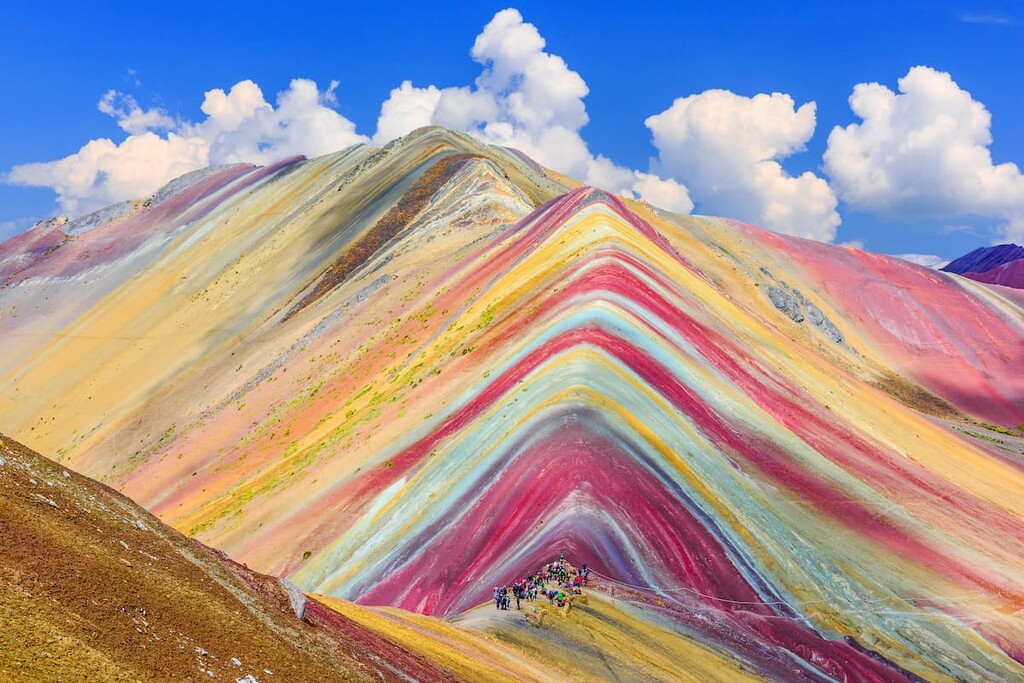 Winikunka. Rainbow Mountain, Cusco, Peru