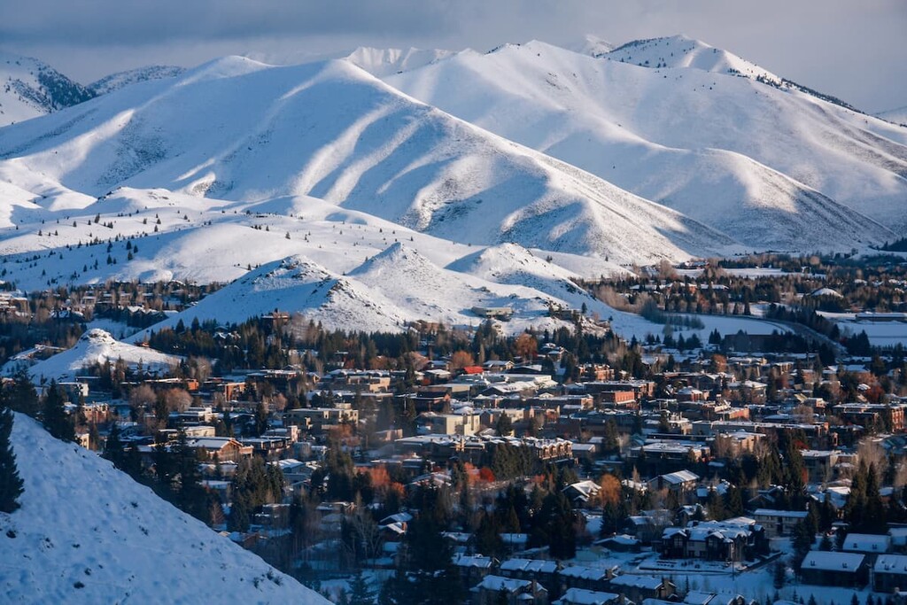 Ketchum, Pioneer mountains near Sun Valley, Idaho