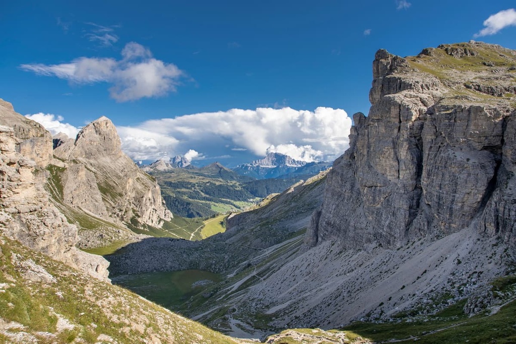 Sassongher Hike, Puez Group, Dolomites, Italy