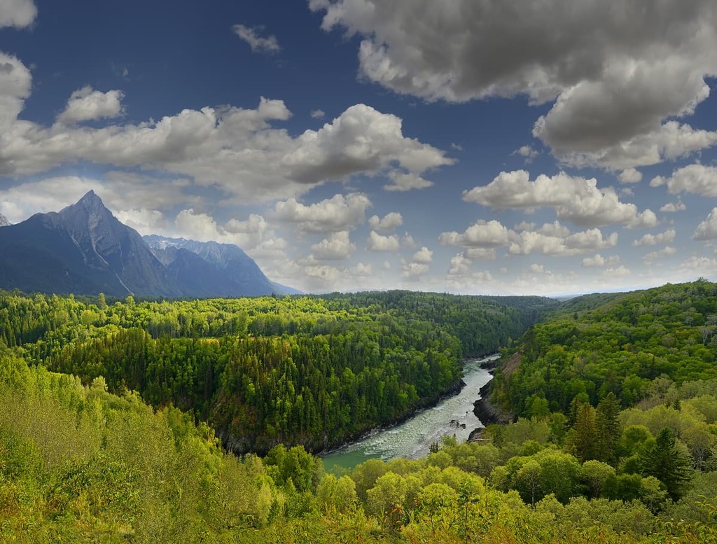 Bulkley River, Regional District of Bulkley-Nechako, British Columbia