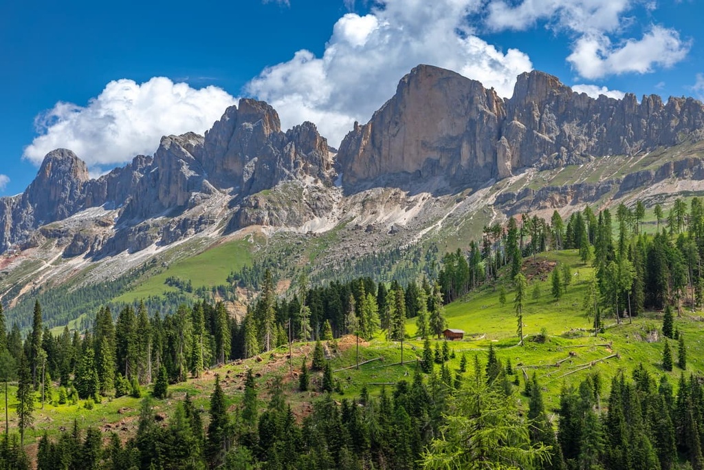 Catinaccio group, Dolomites, Italy