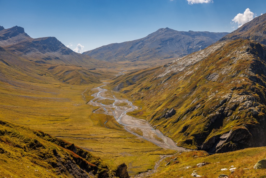 The Greina Plateau. Adula Alps