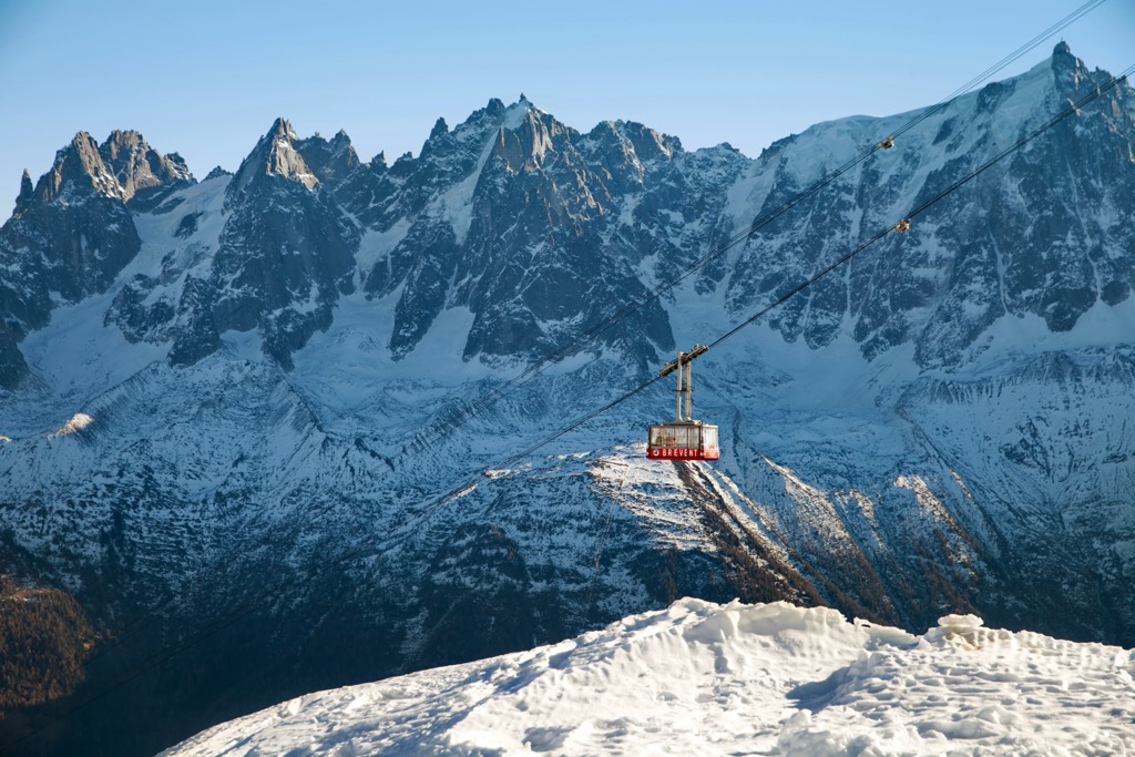Flégère ski resort, Aiguilles Rouges Massif, France