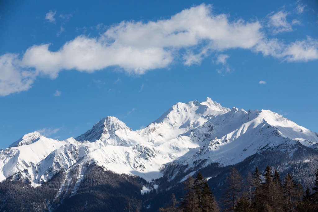 The Pizs da Bravuogn Group. Albula Alps