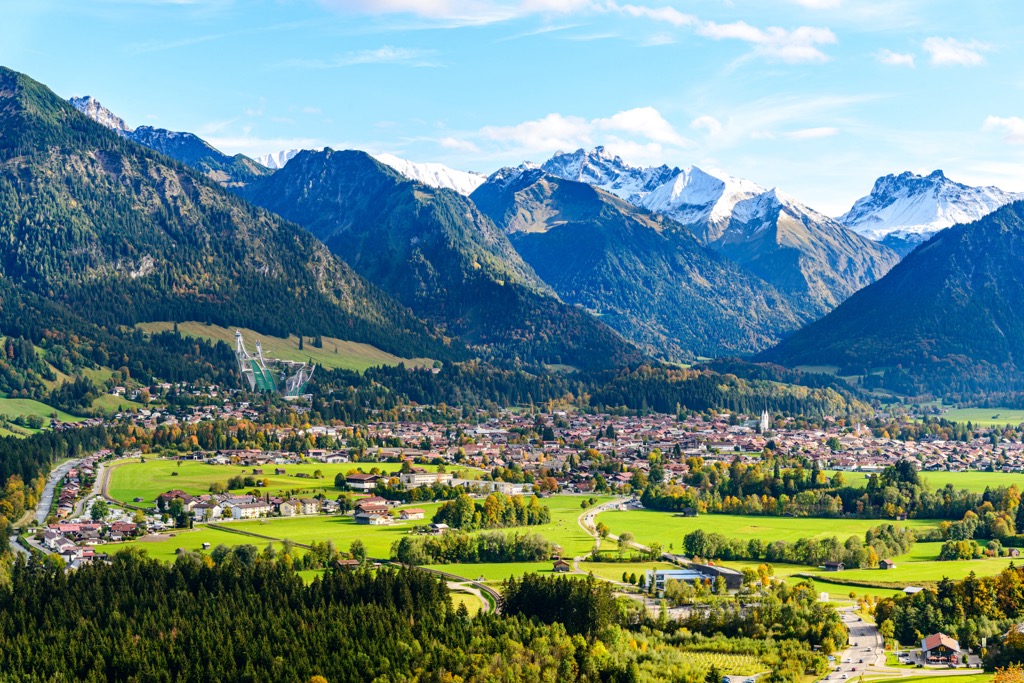 Oberstdorf, Germany. Allgau Alps