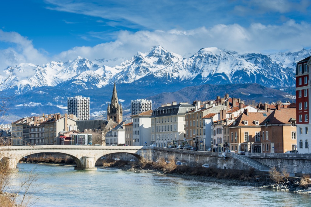 Grenoble, Le Capital des Alpes. Alpe d Huez Ski Resort