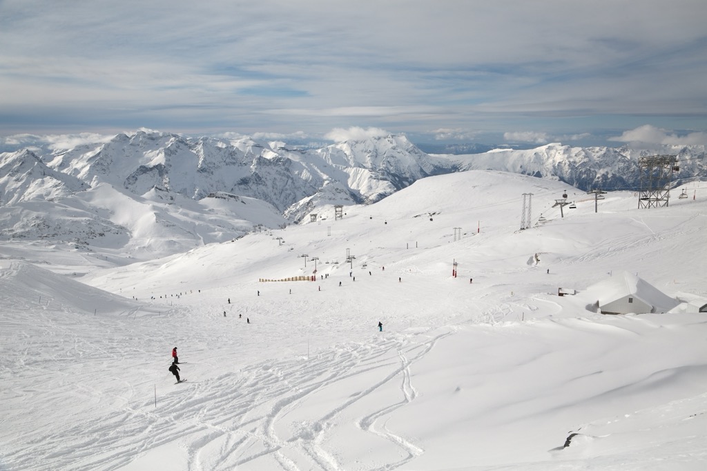 Les 2 Alpes. Alpe d Huez Ski Resort