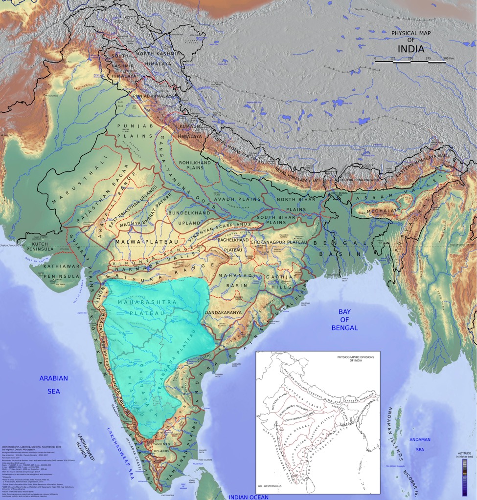 Dominating all of Southern India is the Deccan Plateau. Andhra Pradesh Mountains