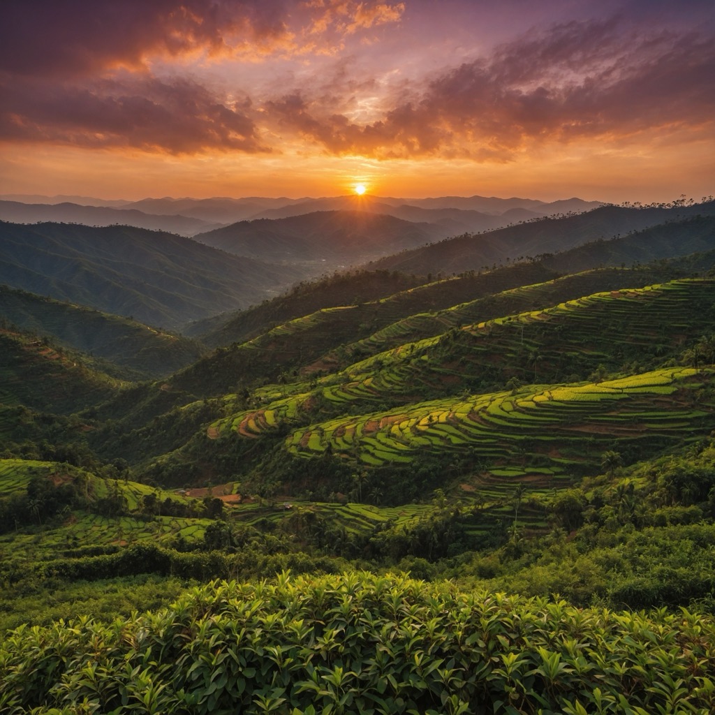 The many layers that make up the Araku Valley. Andhra Pradesh Mountains