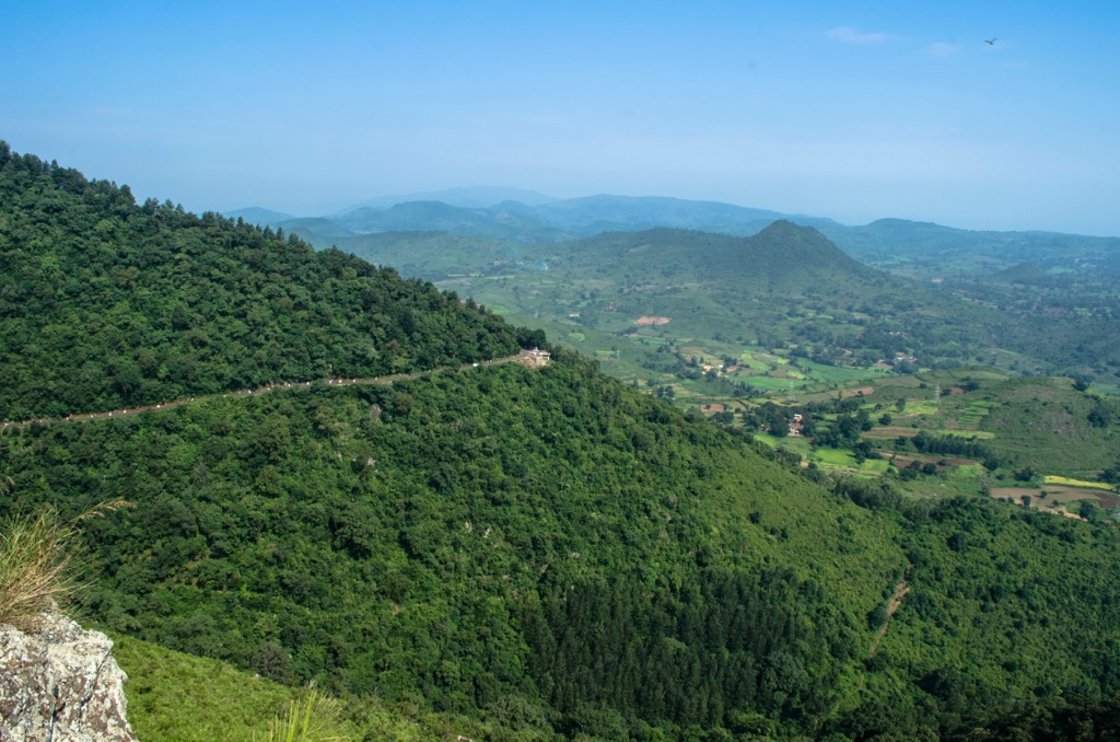 View from the top of Galikonda. Andhra Pradesh Mountains