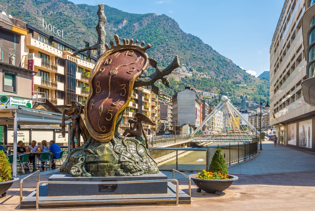Andorra la Vella, Andorra aerial