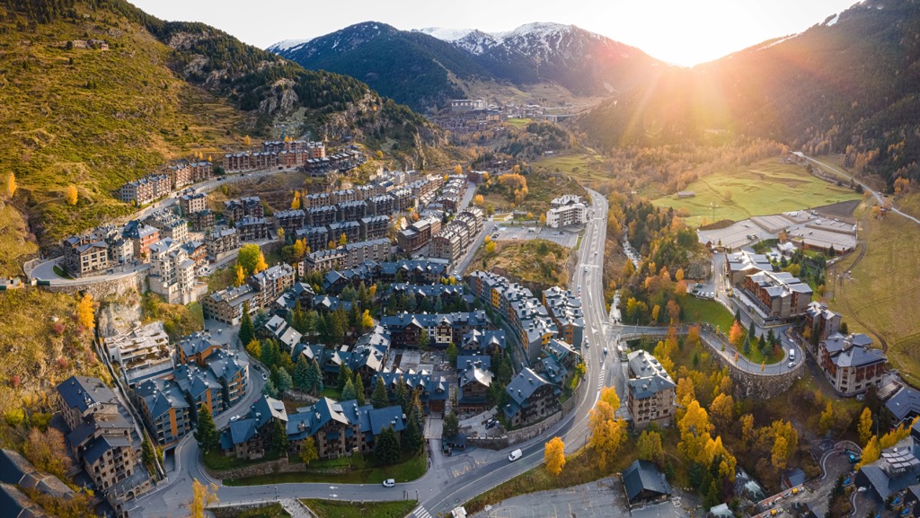 village, Andorra aerial