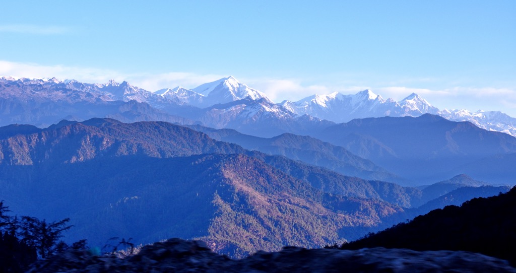 Arunachal Pradesh. Gorichen, as seen from Bomdila