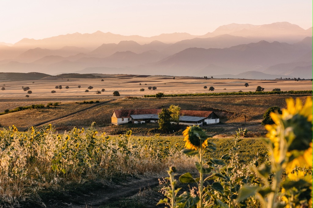 Ivanovka village, Autumn in  Azerbaijan