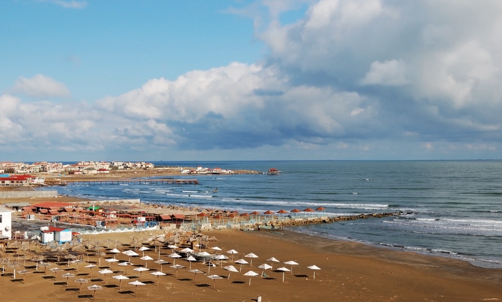 Beach near Bilgah village,  Azerbaijan