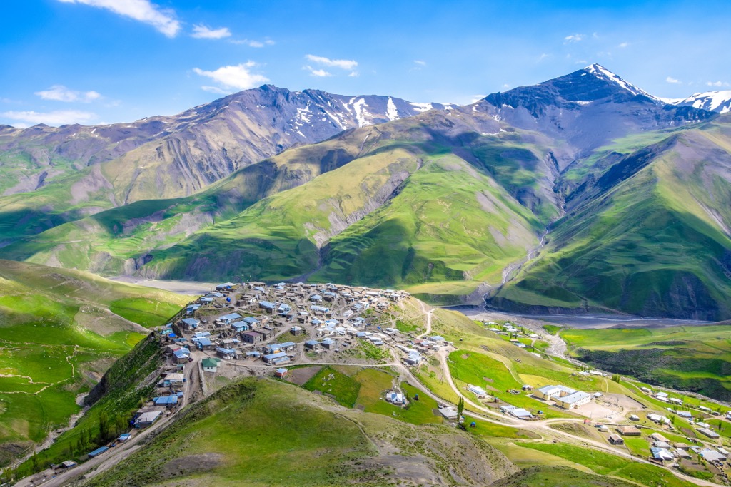 Xinaliq (Khinalug) village, Azerbaijan