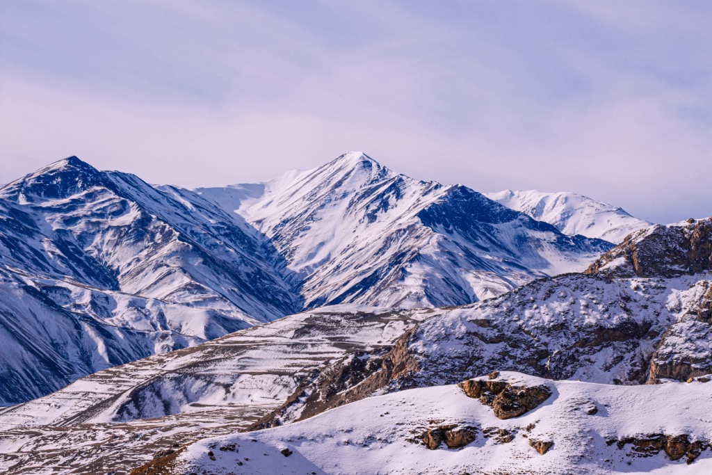 Winter mountain, Azerbaijan