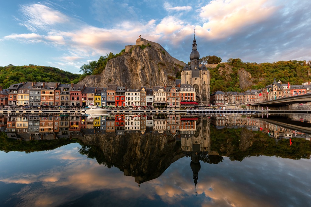 Historic town of Dinant, Belgium