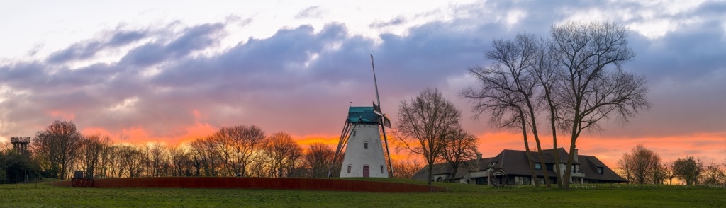 Mountain mill in Anzegem, Belgium