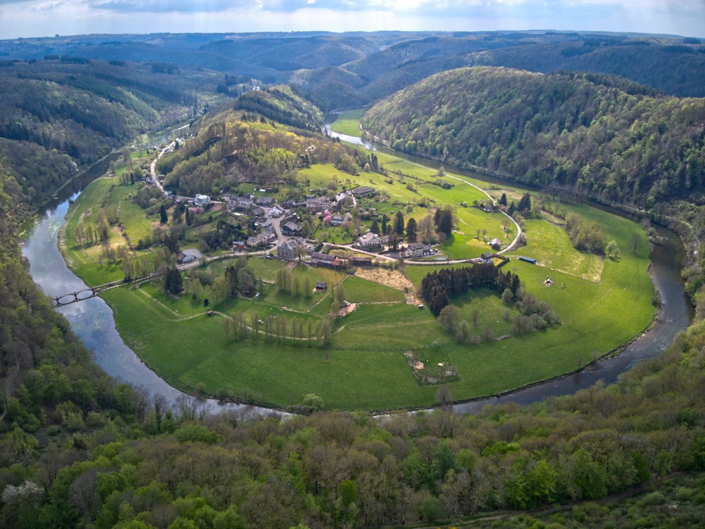 Panorama De Frahan, Ardennes, Belgium