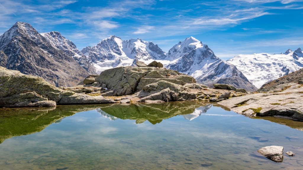 Roseg Valley, Bernina Range, Italy