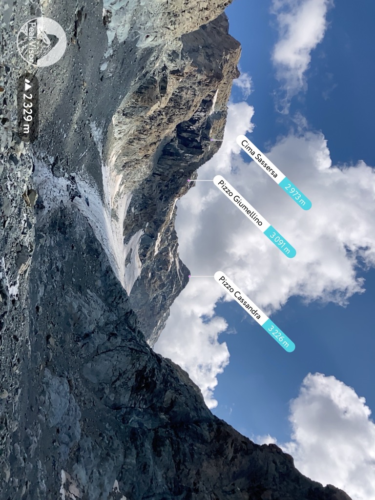 ventina glaciers, Bernina Range, Italy