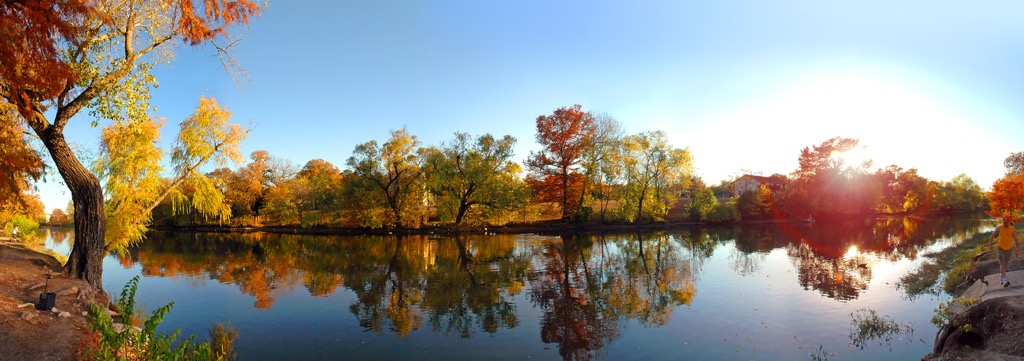 Autumn in Bexar County, along Cibolo Creek. Bexar County
