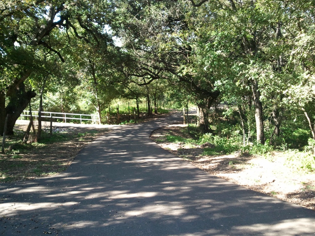 The Salado Creek Greenway, just east of downtown San Antonio. Bexar County
