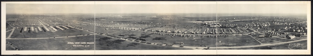 Camp Wilson, San Antonio, 1917. Bexar County
