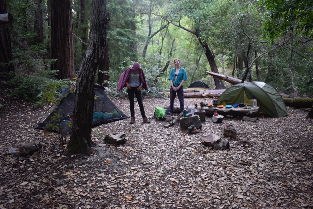 Camping at Sykes. Photo: Sergei Poljak. Big Sur Sykes Hot Springs