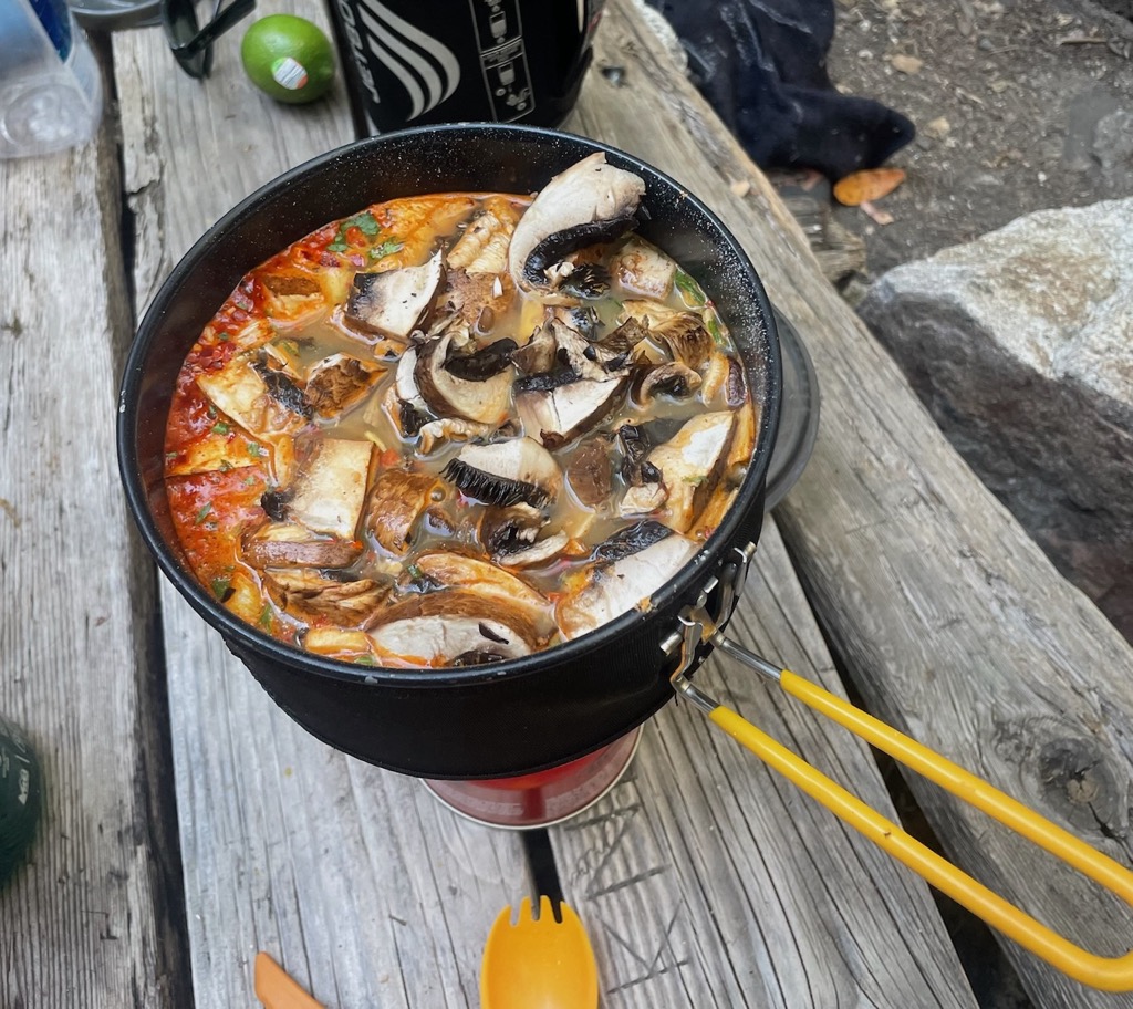 RAMYUN! Photo: Anna Lochhead. Big Sur Sykes Hot Springs