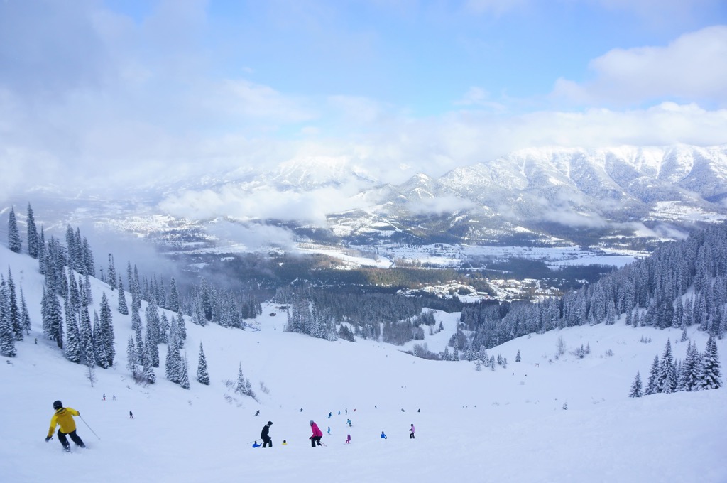 Fernie ski resort, British Columbia