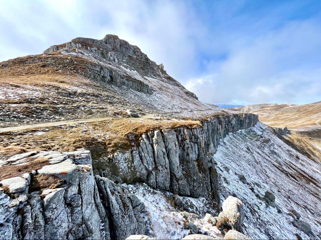 Conglomerate cliff, Bucegi Natural Park