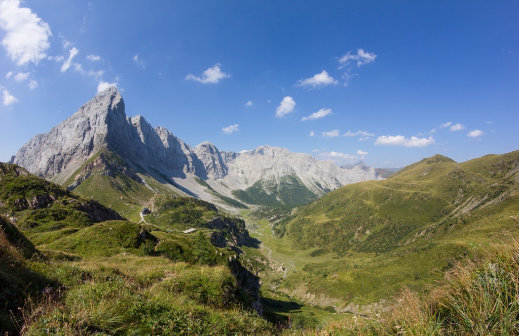 The Carnic Alps in Lesachtal, Carinthia. Carinthia