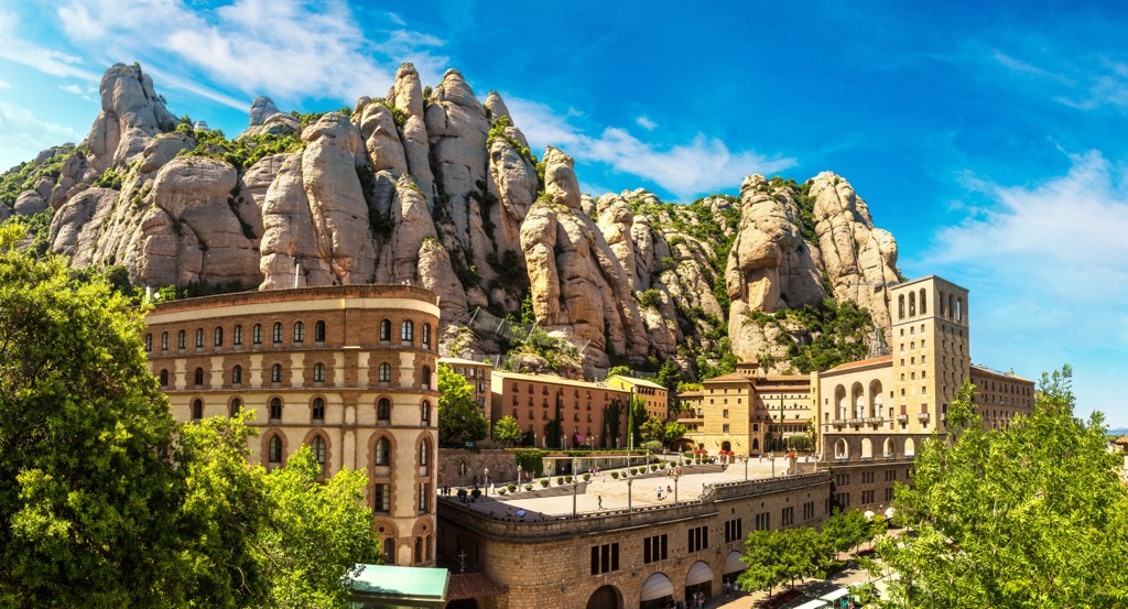 Santa Maria de Montserrat monastery, Catalonia, Spain