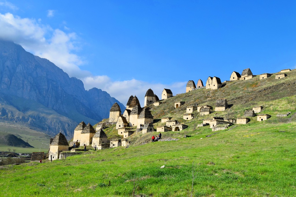 Alania Dargavs, North Ossetia, Caucasus mountain range