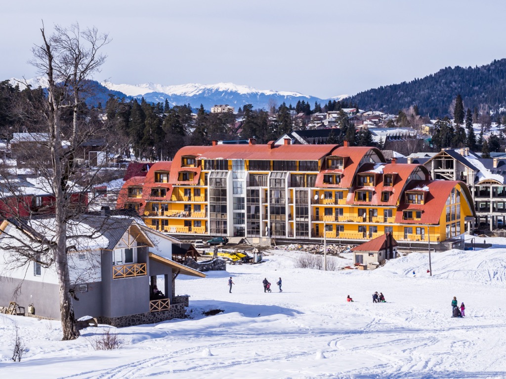 Bakuriani Ski Resort, Caucasus mountain range