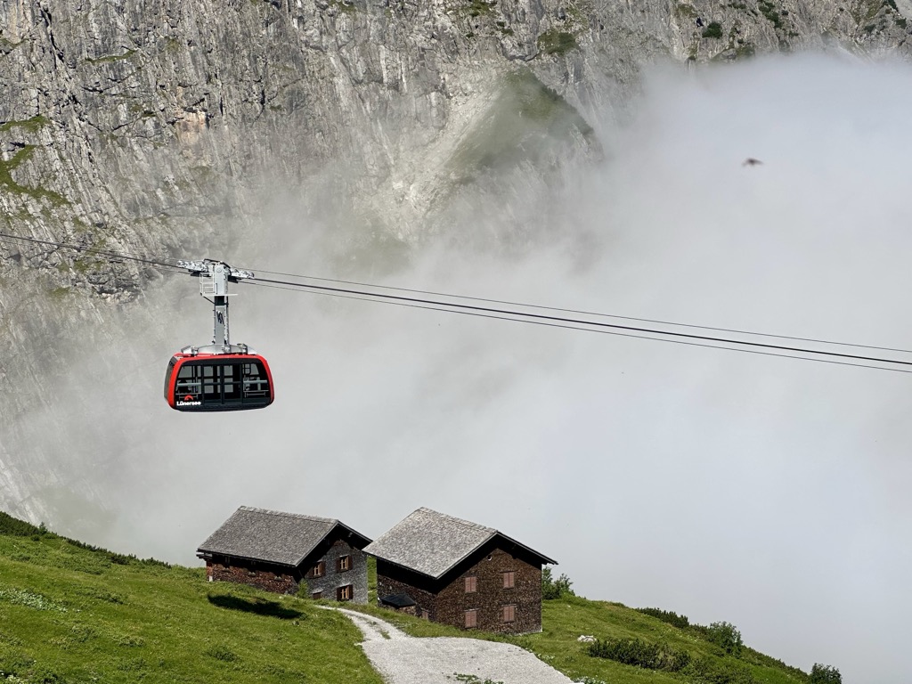 Lünerseebahn. Photo: Denis Bulichenko. Climbing Schesaplana