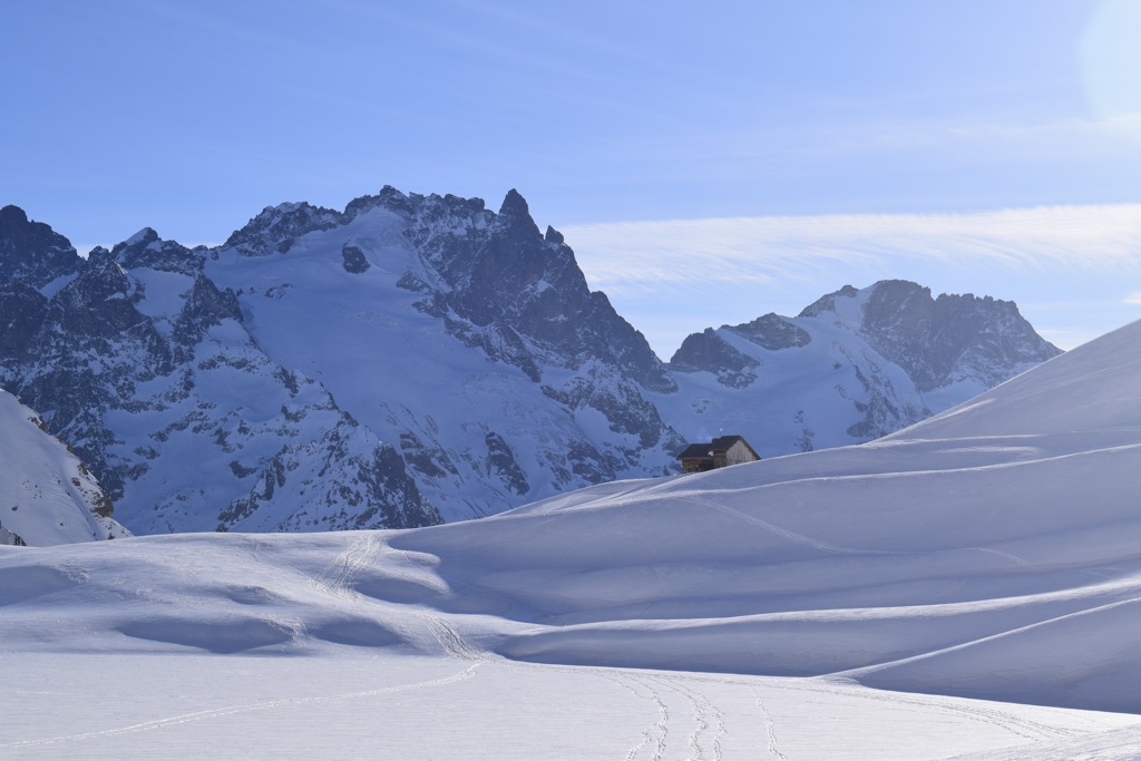 Ski Touring at the Refuge du Goléon