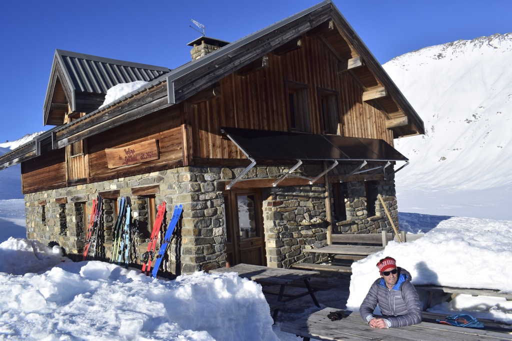 The deck. Photo: Anna Lochhead. Refuge du Goleon 