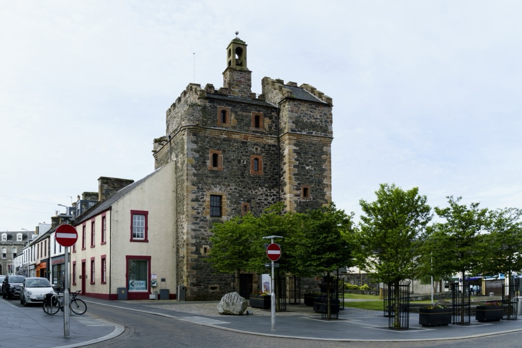 The Castle of St John in Stranraer. Dumfries and Galloway
