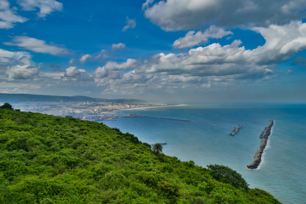 Visakhapatnam coastline, Eastern Ghats, India