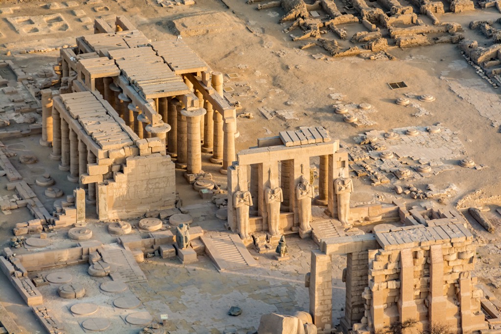 Ramesseum in Luxor, Egypt